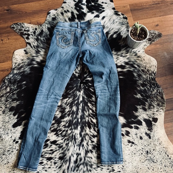 Silver Skinny Jeans Suki - Picture 4 of 8